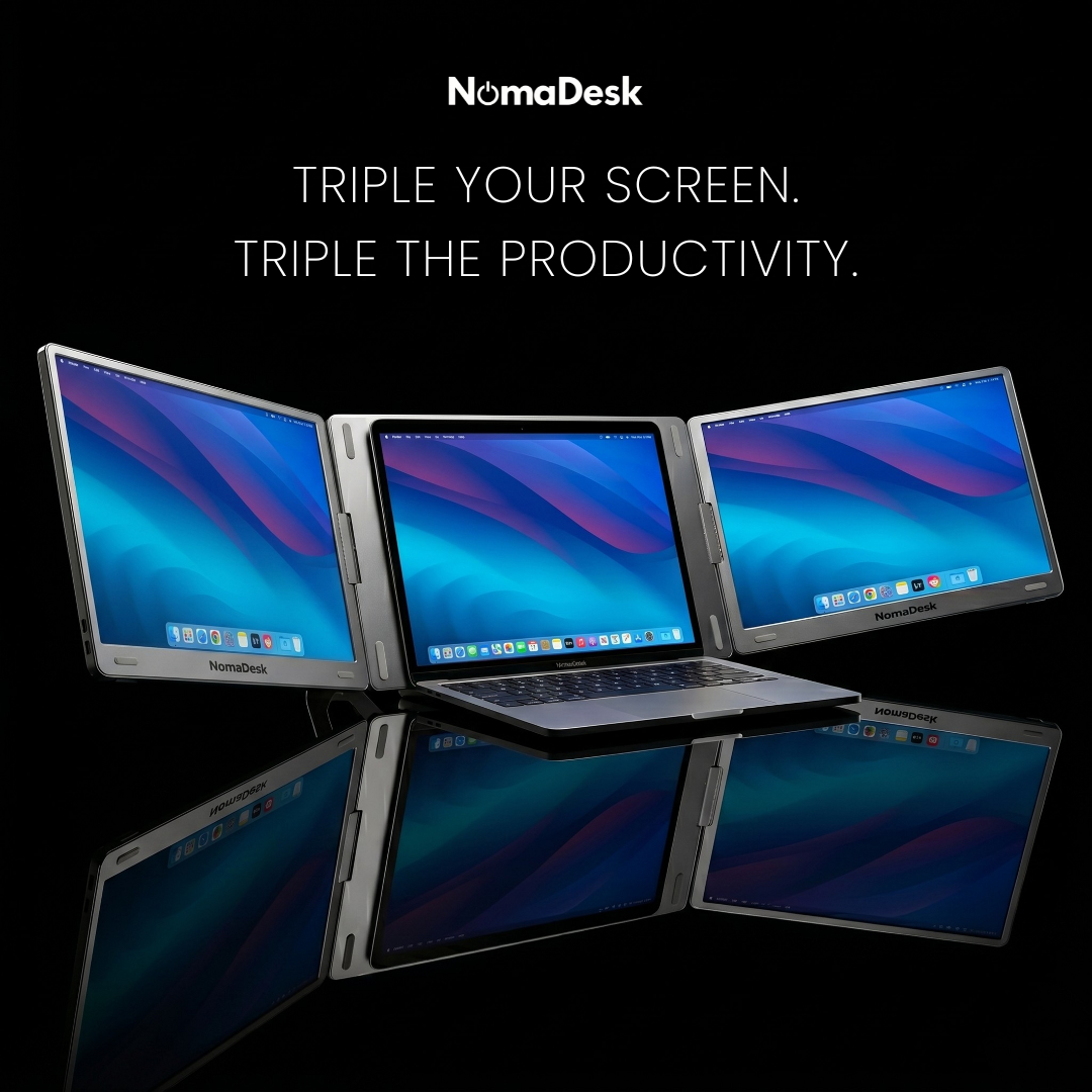 NomaDesk Triple Screen — E-commerce Ads project by Neilzen Citra