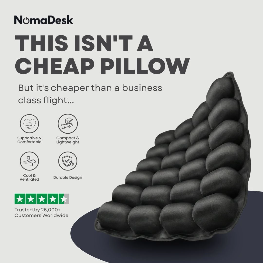 NomaDesk Travel Pillow — E-commerce Ads project by Neilzen Citra