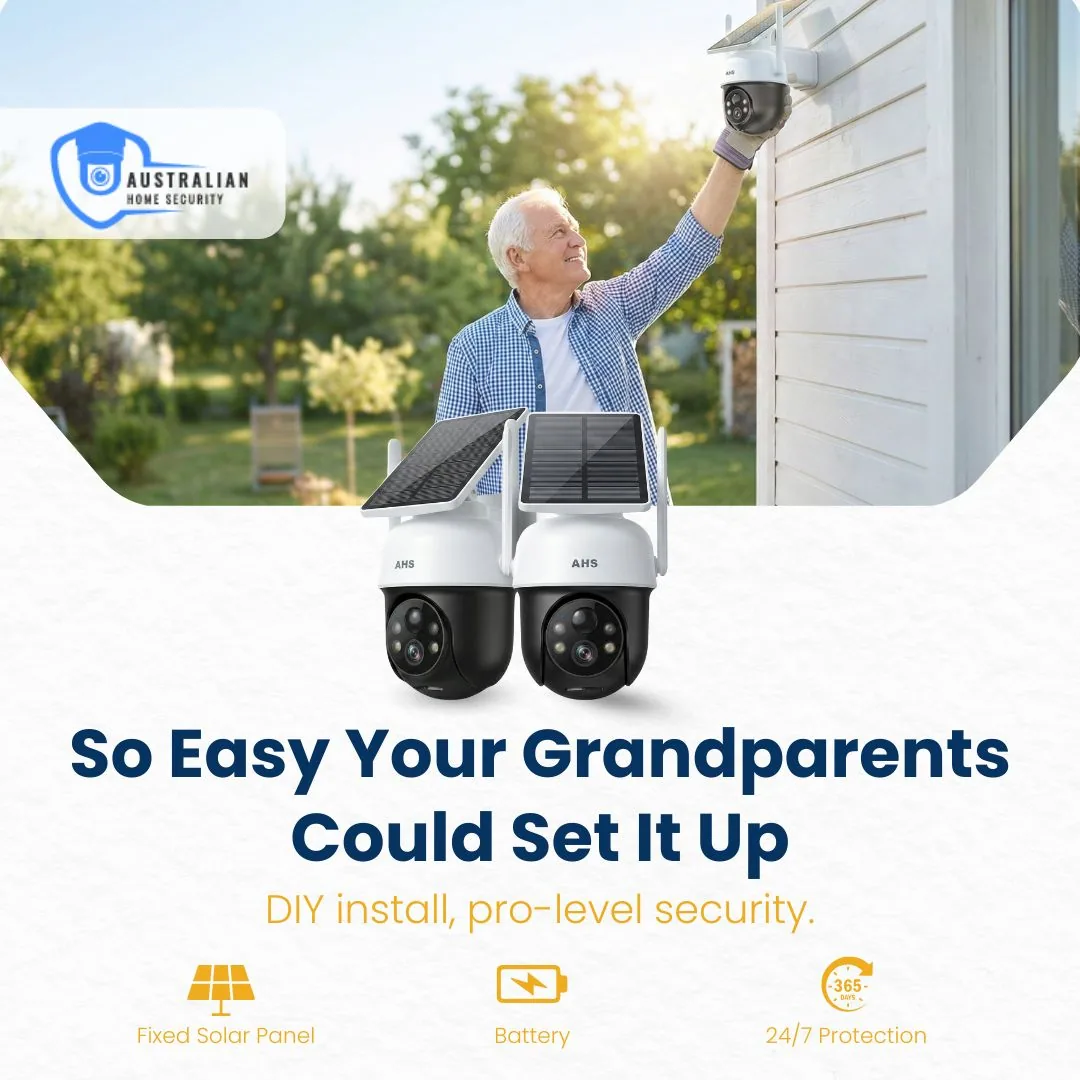 Solar Security Camera Setup — E-commerce Ads project by Neilzen Citra