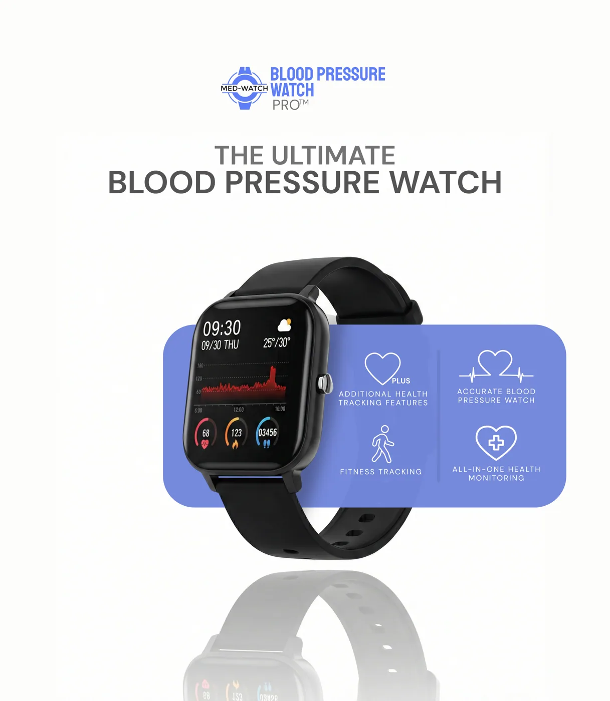 Blood Pressure Watch Pro — E-commerce Ads project by Neilzen Citra