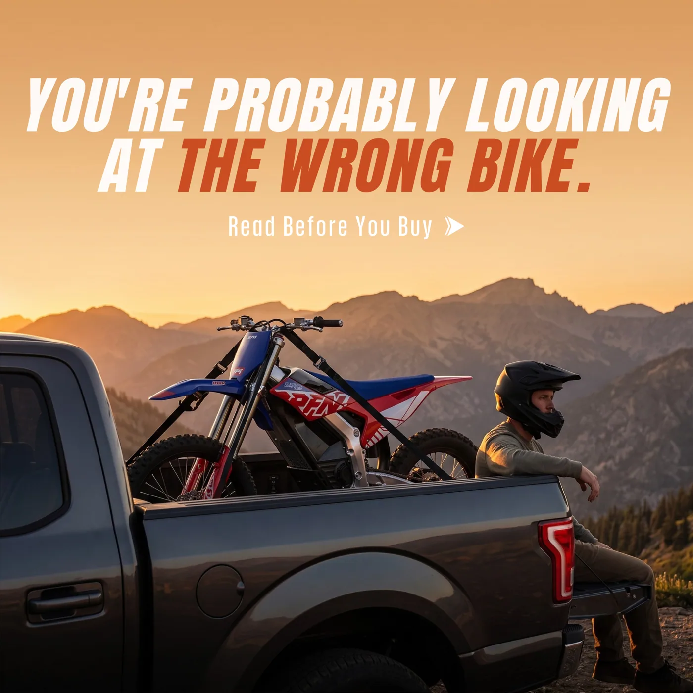 Dirt Bike Buyer Guide — E-commerce Ads project by Neilzen Citra