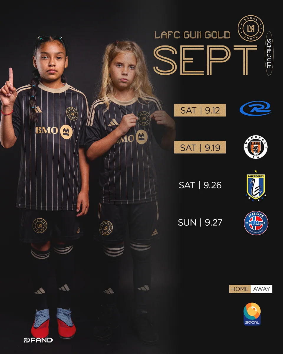 LA September Schedule — sports graphic by Neilzen Citra