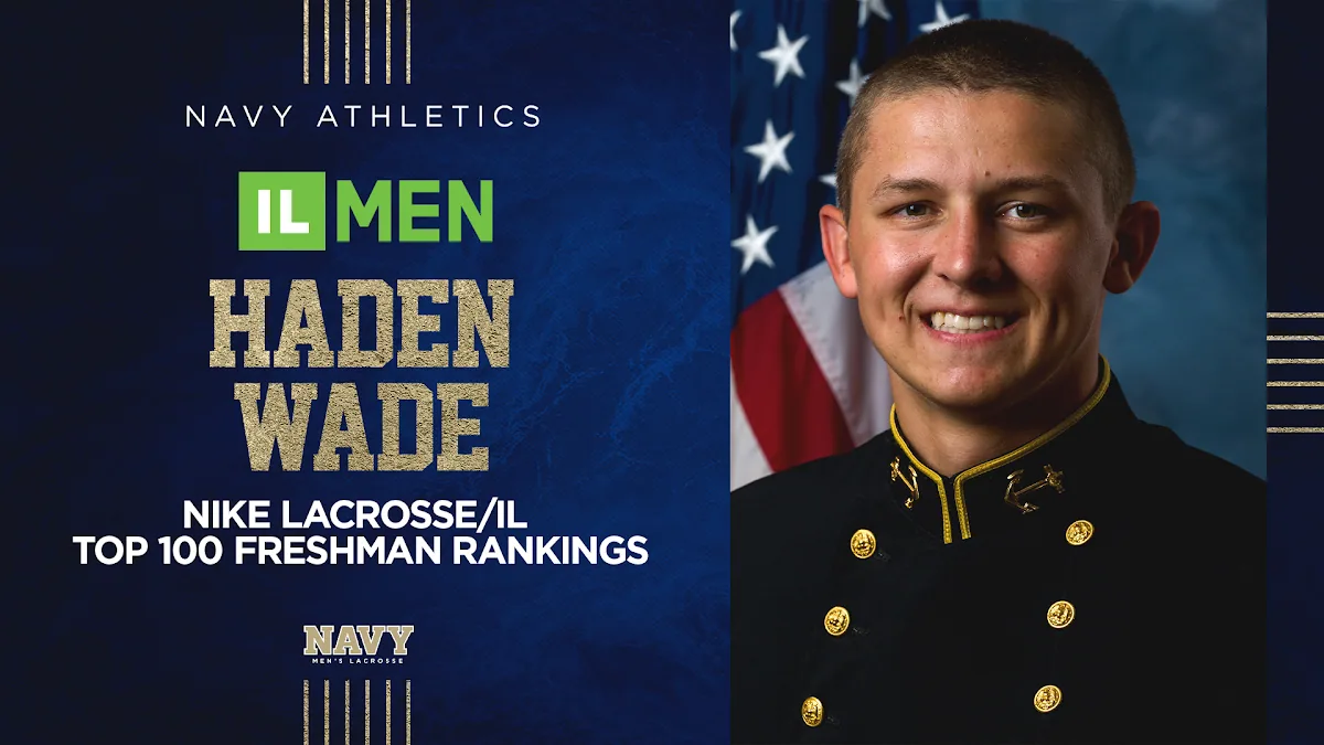 Navy Lacrosse Top 100 — Haden Wade — sports graphic by Neilzen Citra